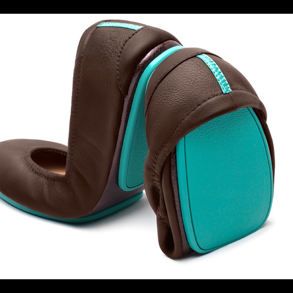 Tieks Chocolate Brown size 10 ballet flat